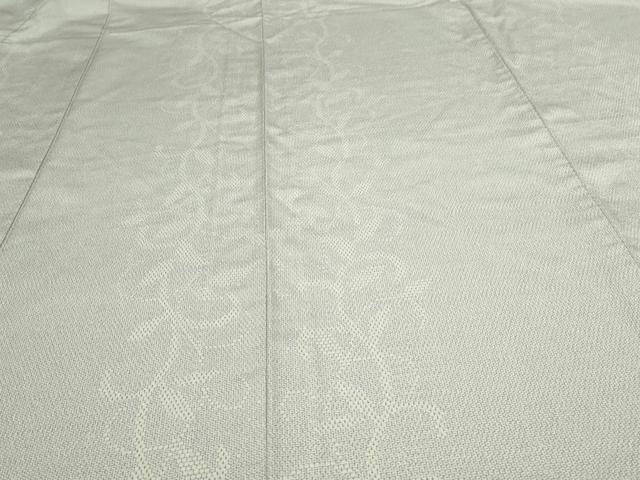 平和屋着物▽本塩沢 単衣 110亀甲 唐草間道 正絹 逸品 DAAV9931sf
