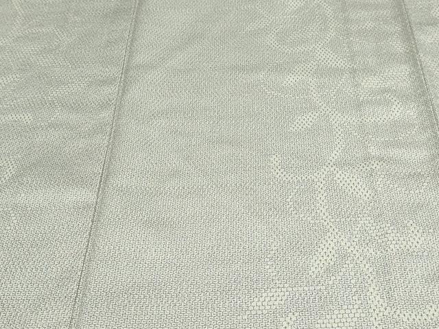 平和屋着物▽本塩沢 単衣 110亀甲 唐草間道 正絹 逸品 DAAV9931sf