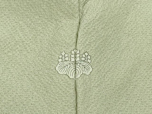 平和屋着物▽訪問着　単衣　枝花文　金彩　正絹　逸品　DAAV9933sf