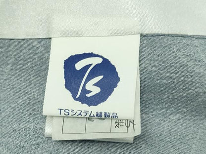 平和屋着物▽小紋 単衣 麻の葉文様 洗える着物 DAAV9934sf