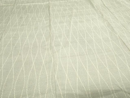 平和屋着物▽本塩沢 単衣 変わり間道 正絹 逸品 DAAV9935sf