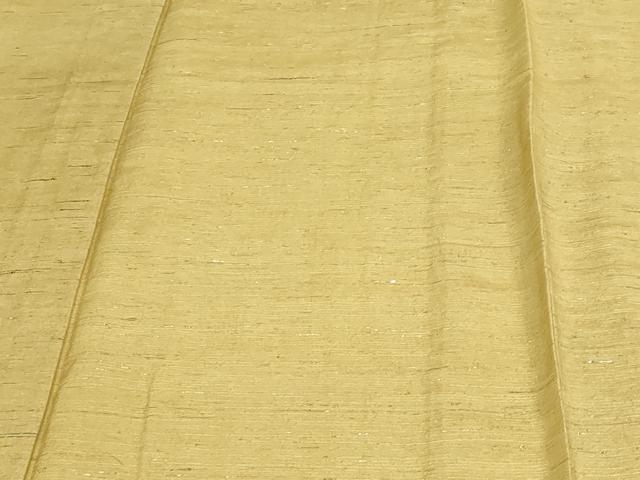 平和屋着物▽上質な紬 単衣 霞文 金糸 正絹 逸品 DAAV9940sf