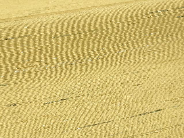 平和屋着物▽上質な紬 単衣 霞文 金糸 正絹 逸品 DAAV9940sf