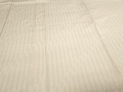 平和屋着物▽本塩沢　単衣　間道　証紙付き　正絹　逸品　DAAV9941sf