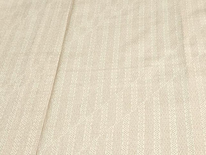 平和屋着物▽本塩沢　単衣　間道　証紙付き　正絹　逸品　DAAV9941sf