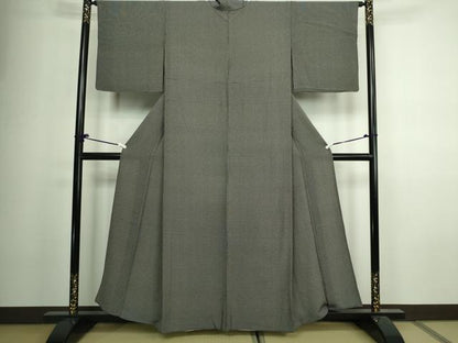 平和屋着物▽江戸小紋　単衣　角通し　正絹　逸品　DAAV9950sf
