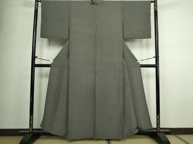 平和屋着物▽江戸小紋　単衣　角通し　正絹　逸品　DAAV9950sf
