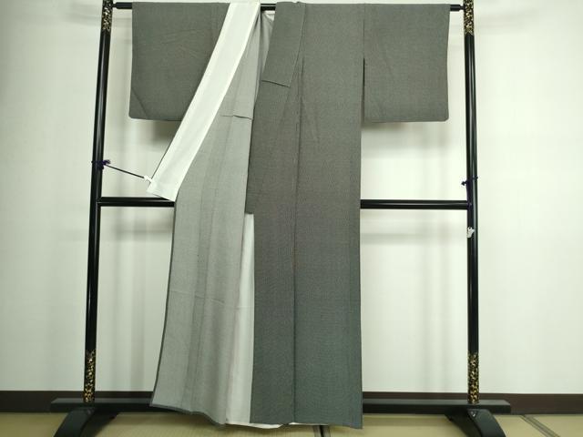 平和屋着物▽江戸小紋　単衣　角通し　正絹　逸品　DAAV9950sf