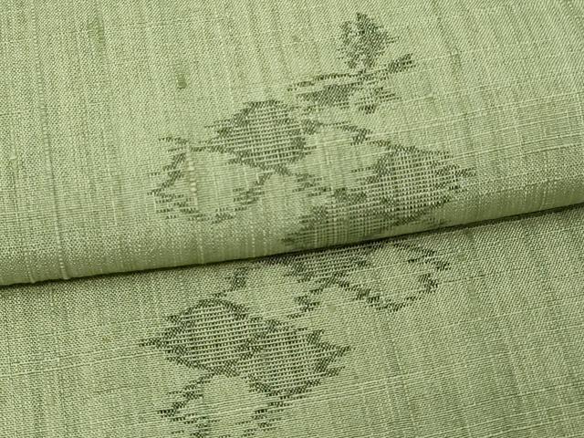 平和屋着物▽上質な紬 単衣 舞蝶文 正絹 逸品 DAAV9957sf