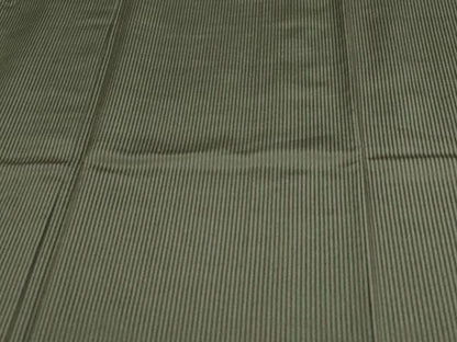 平和屋着物▽上質なお召 単衣 縞 ロング丈 正絹 逸品 DAAV9964sf