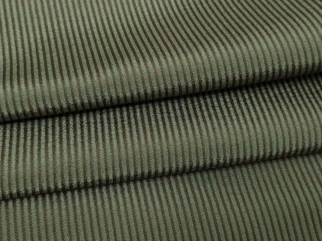 平和屋着物▽上質なお召 単衣 縞 ロング丈 正絹 逸品 DAAV9964sf