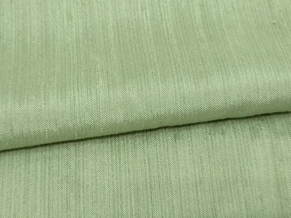 平和屋着物▽上質な紬 単衣 山葵色 正絹 逸品 DAAV9966sf