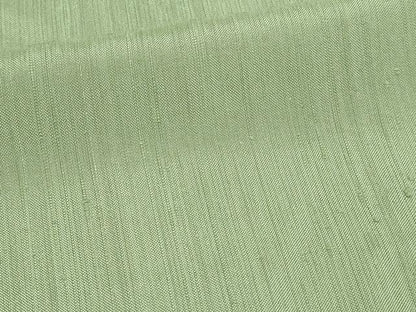 平和屋着物▽上質な紬 単衣 山葵色 正絹 逸品 DAAV9966sf