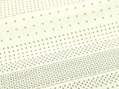 平和屋着物▽上質な紬 単衣 110亀甲 横段文 正絹 逸品 DAAV9967sf