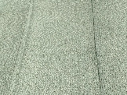 平和屋着物▽上質な小紋 単衣 よろけ縞 金通し地 反端付き 正絹 逸品 DAAV9969sf