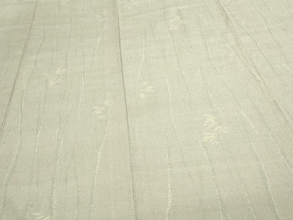 平和屋着物▽本塩沢　単衣　松文　正絹　逸品　 DAAV9970sf