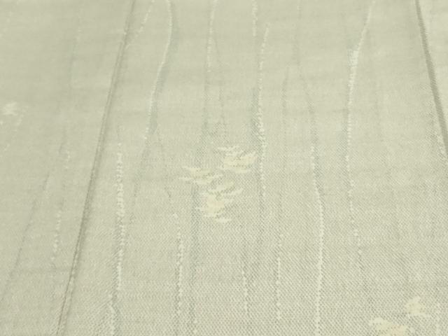 平和屋着物▽本塩沢　単衣　松文　正絹　逸品　 DAAV9970sf