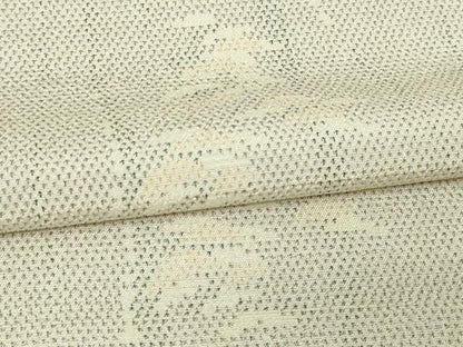 平和屋着物▽本塩沢　単衣　松文　正絹　逸品　 DAAV9970sf
