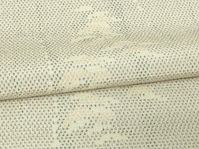 平和屋着物▽本塩沢　単衣　松文　正絹　逸品　 DAAV9970sf