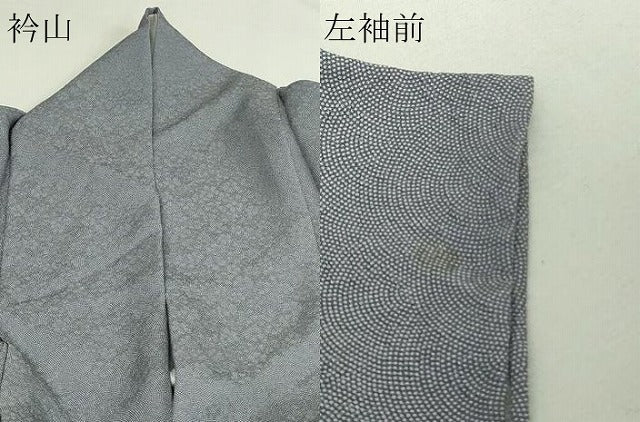 平和屋着物▽江戸小紋 彫士：住田双光・染士：服部光擴 単衣 鮫小紋柄 正絹 逸品 DAAV9986sf