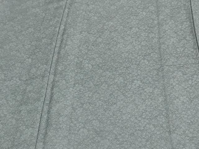 平和屋着物▽江戸小紋 彫士：住田双光・染士：服部光擴 単衣 鮫小紋柄 正絹 逸品 DAAV9986sf