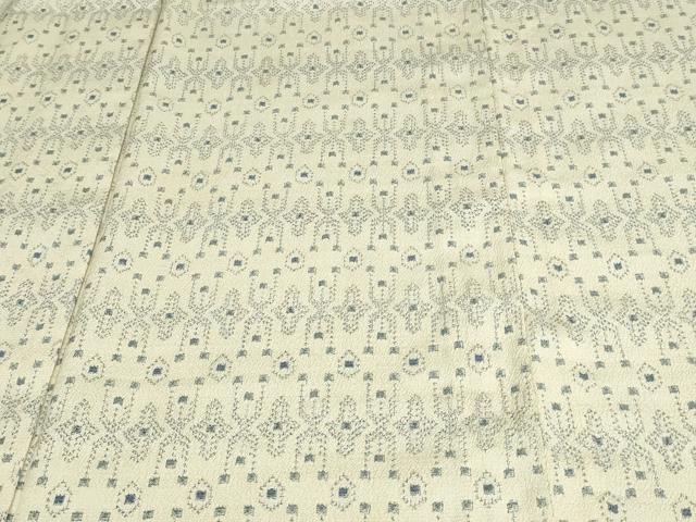 平和屋着物▽本塩沢 単衣 吉祥文 正絹 逸品 DAAV9987sf