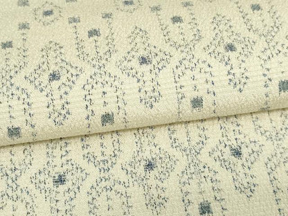 平和屋着物▽本塩沢 単衣 吉祥文 正絹 逸品 DAAV9987sf