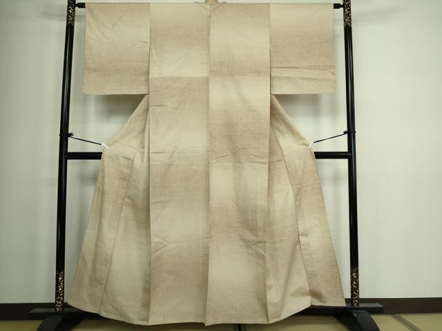 平和屋着物▽上質な紬 単衣 霞文 正絹 逸品 DAAV9999sf
