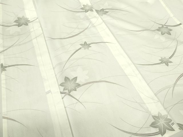 平和屋着物＊夏物 洗える最高級着物 ＜英＞はなぶさ謹製 小紋 絽 楓芝文 洗える着物 DAAW0280op