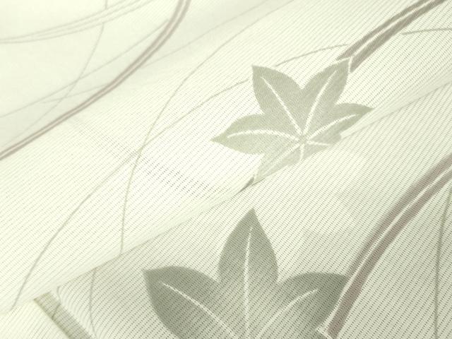 平和屋着物＊夏物 洗える最高級着物 ＜英＞はなぶさ謹製 小紋 絽 楓芝文 洗える着物 DAAW0280op