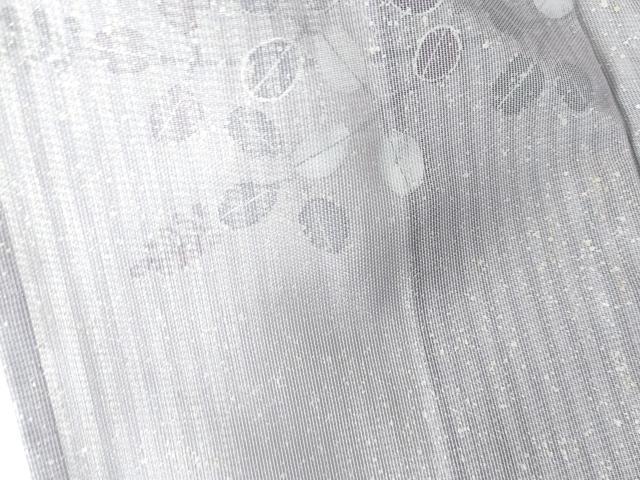 平和屋着物▽訪問着 無双 紗×紗 草葉文 正絹 逸品 DAAW0340op