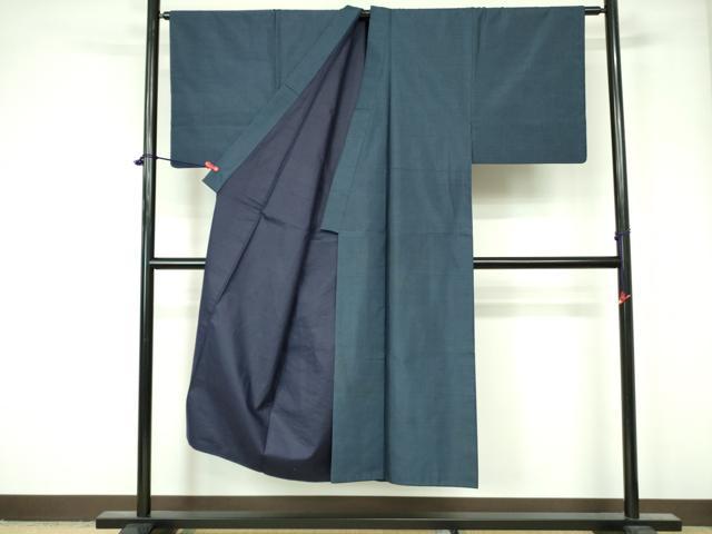 平和屋着物■男性　本場大島紬　亀甲絣　正絹　逸品　DAAW0999op