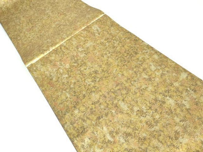 平和屋着物◎六通柄袋帯 霞文 引箔 正絹 逸品 DAAW1081qa