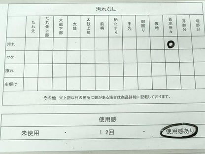 平和屋着物◎六通柄袋帯 立波梅文 金糸 正絹 逸品 DAAW1083qa