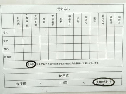 平和屋着物◎六通柄袋帯　唐織　花丸間道　金糸　正絹　逸品　DAAW1152qa