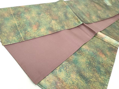 平和屋着物◎全通柄袋帯 霞文 正絹 逸品 DAAW1166qa