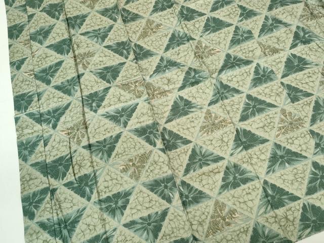平和屋着物●男性 長襦袢 無双仕立て 鱗文 正絹 逸品 未使用 DAAW1296qa