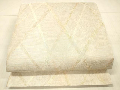 平和屋着物＊夏物 六通柄袋帯 抽象文様 金銀糸 正絹 逸品 DAAW1747cm