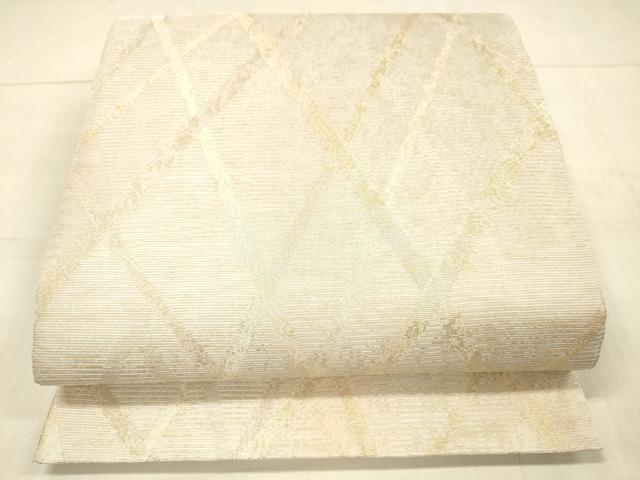 平和屋着物＊夏物 六通柄袋帯 抽象文様 金銀糸 正絹 逸品 DAAW1747cm