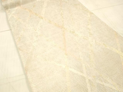 平和屋着物＊夏物 六通柄袋帯 抽象文様 金銀糸 正絹 逸品 DAAW1747cm