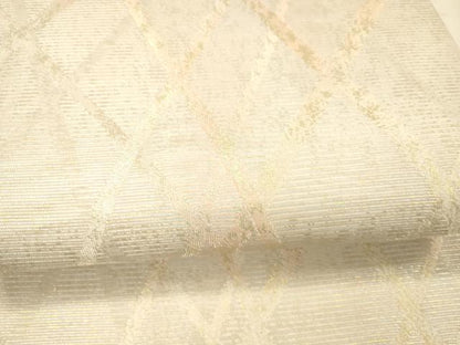 平和屋着物＊夏物 六通柄袋帯 抽象文様 金銀糸 正絹 逸品 DAAW1747cm