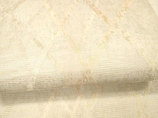 平和屋着物＊夏物 六通柄袋帯 抽象文様 金銀糸 正絹 逸品 DAAW1747cm