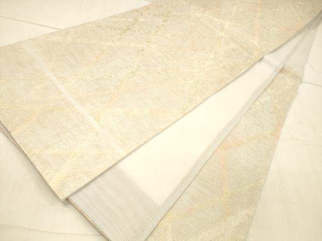 平和屋着物＊夏物 六通柄袋帯 抽象文様 金銀糸 正絹 逸品 DAAW1747cm