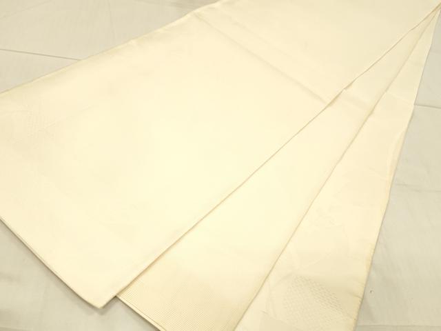 平和屋着物＊夏物 六通柄袋帯 草葉文 薄卵色 正絹 逸品 DAAW1762cm