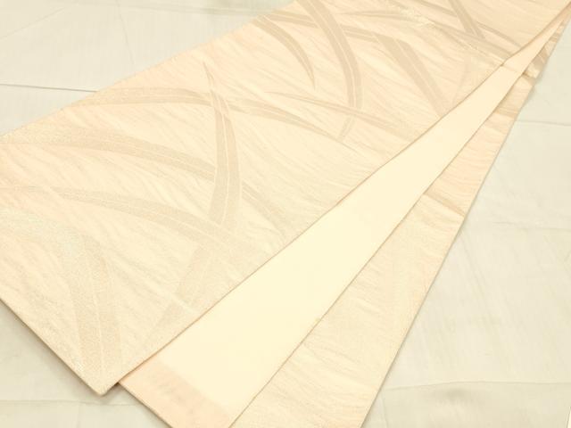平和屋着物＊夏物 全通柄袋帯 草葉文 銀糸 正絹 逸品 DAAW1823cm
