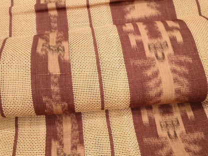 平和屋着物＊夏物 八寸名古屋帯 抽象文様 正絹 逸品 DAAW1928cm