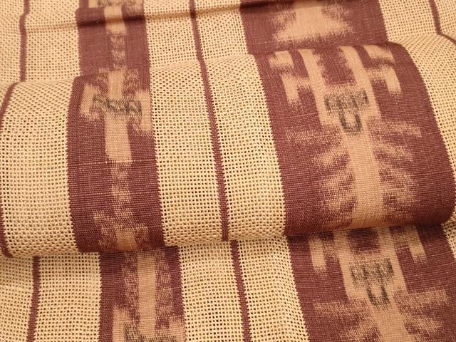 平和屋着物＊夏物 八寸名古屋帯 抽象文様 正絹 逸品 DAAW1928cm
