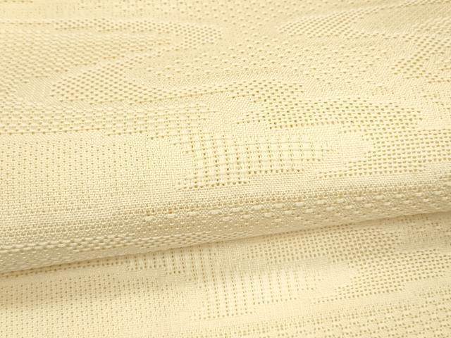 平和屋着物＊夏物 八寸名古屋帯 霞文 正絹 逸品 DAAW1929cm