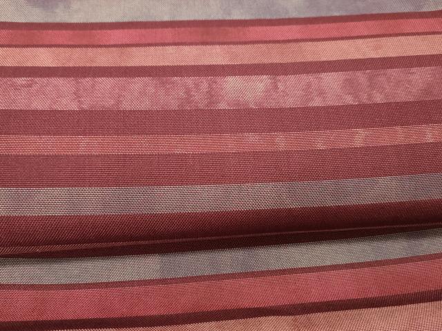 平和屋着物＊夏物 太鼓柄袋帯 横段文 正絹 逸品 DAAW1935cm