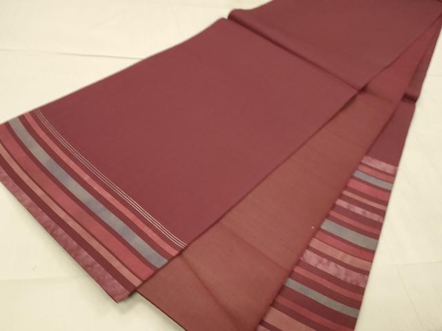平和屋着物＊夏物 太鼓柄袋帯 横段文 正絹 逸品 DAAW1935cm